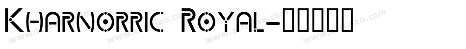 Kharnorric Royal字体转换